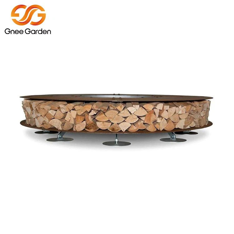 Arredo urbano in acciaio Corten