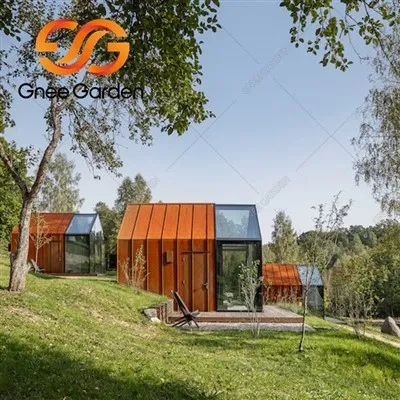 Facciata in metallo arrugginito in acciaio Corten