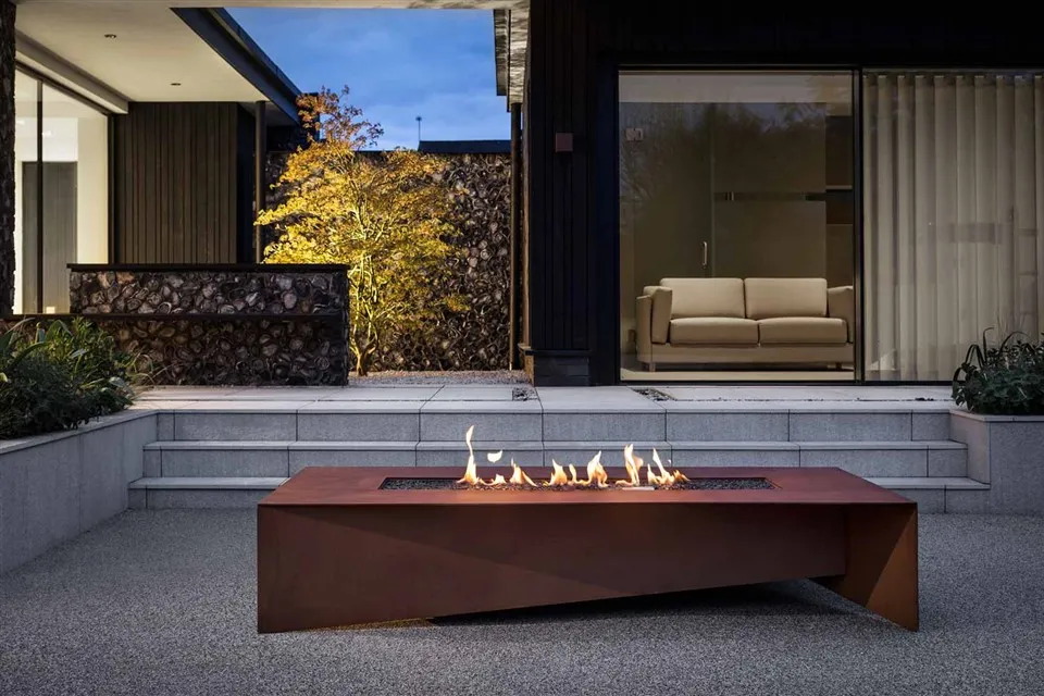 Braciere da campeggio in Corten