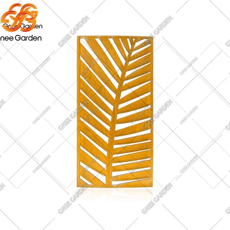 Pannelli schermanti da giardino Corten