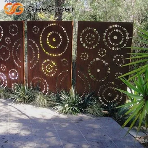 A Stylish Privacy Screen In Yard