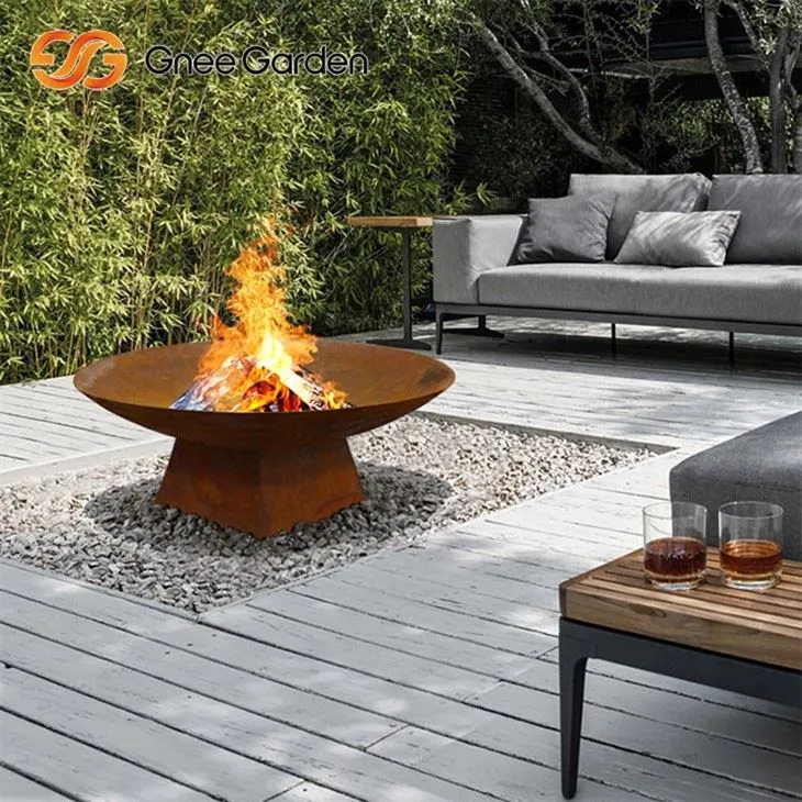 Design della buca per grill moderni Corten