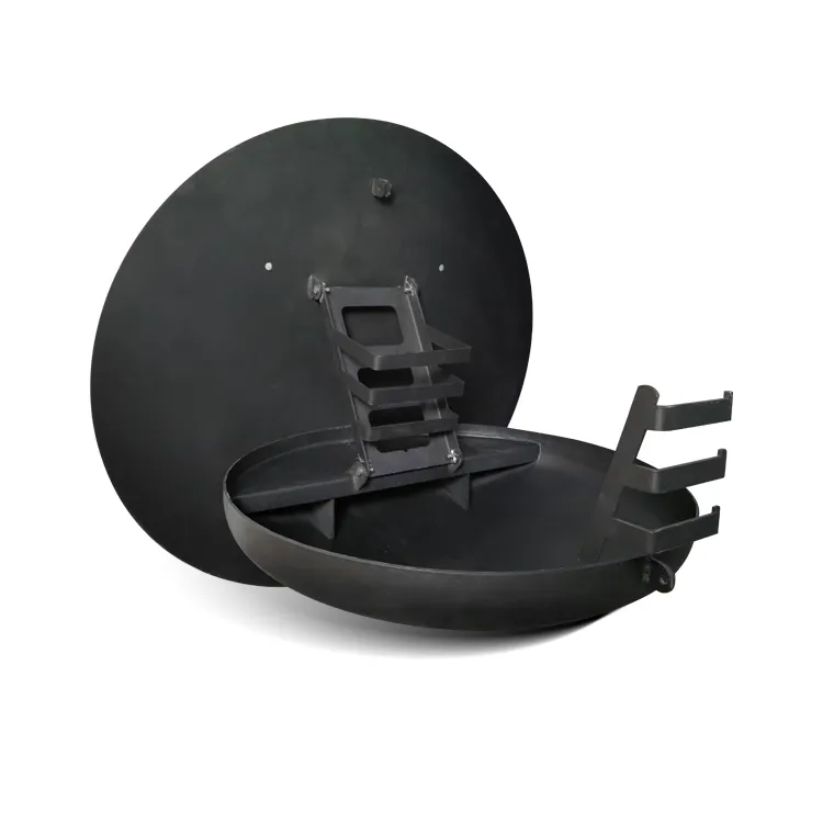 Pozzi del fuoco all'aperto in Corten