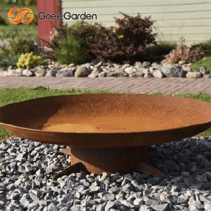 Design contemporaneo di Corten Steel Fire Pit