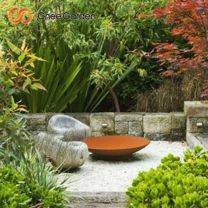 Stile industriale di Corten Steel Fire Pit
