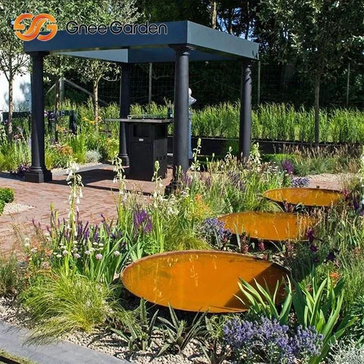 Fossa di fuoco in acciaio corten resistente alle intemperie