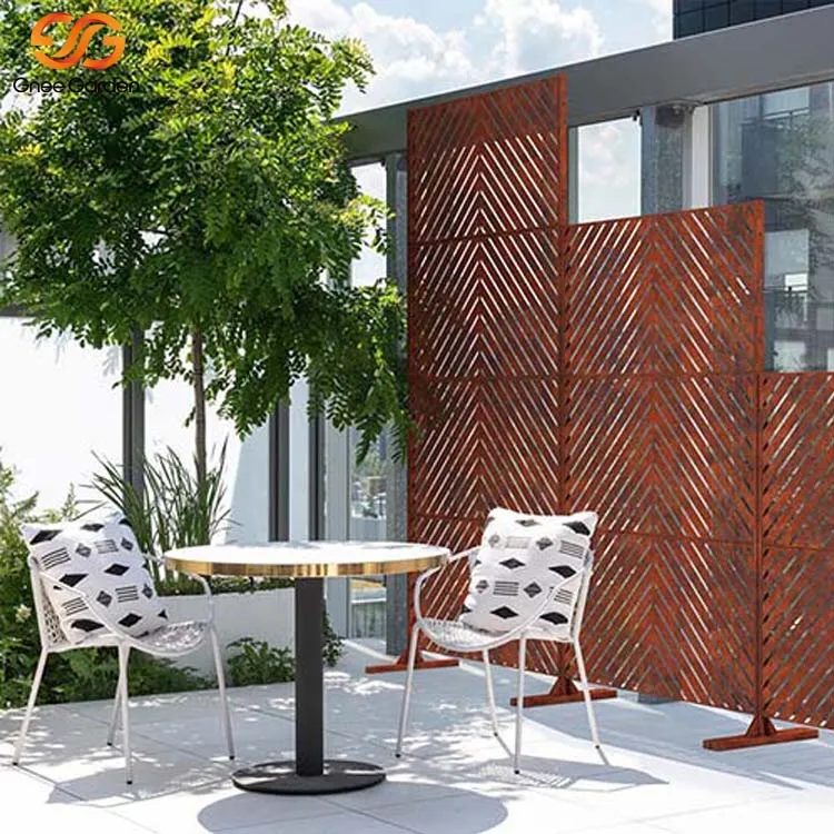 Schermi decorativi in ​​metallo acciaio corten