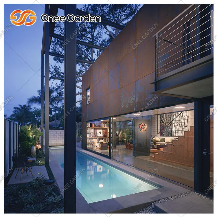 Fogli di acciaio corten per pareti