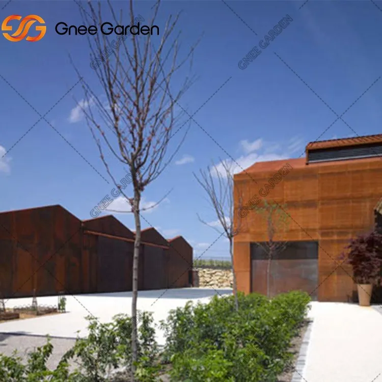 Curtains Wall Corten Decorative Wall