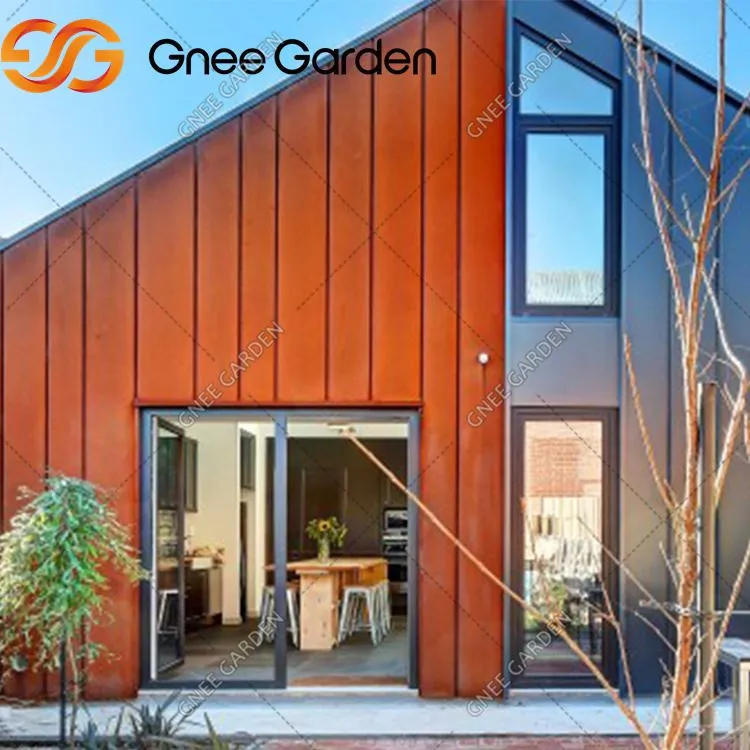 Pareti decorative in acciaio cortenio