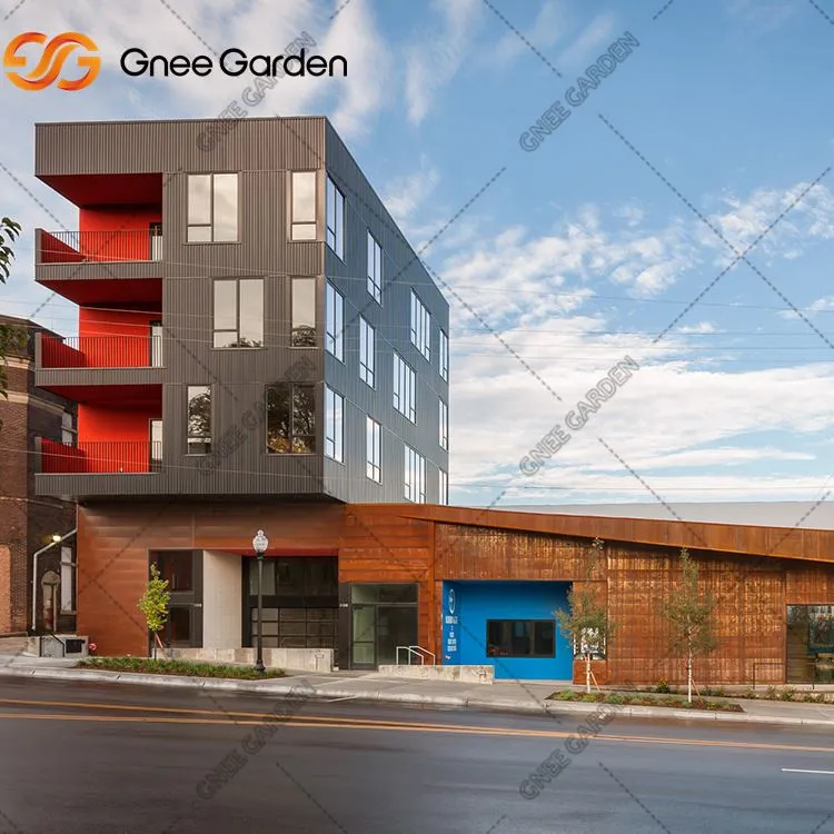 Facciata decorativa per tende cortenio