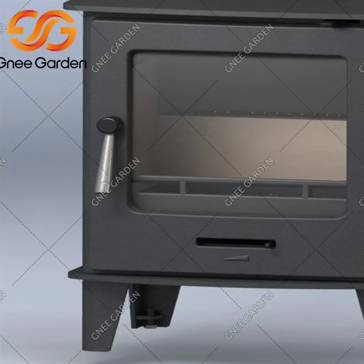 Cast Iron Wood Burning Flame Stove