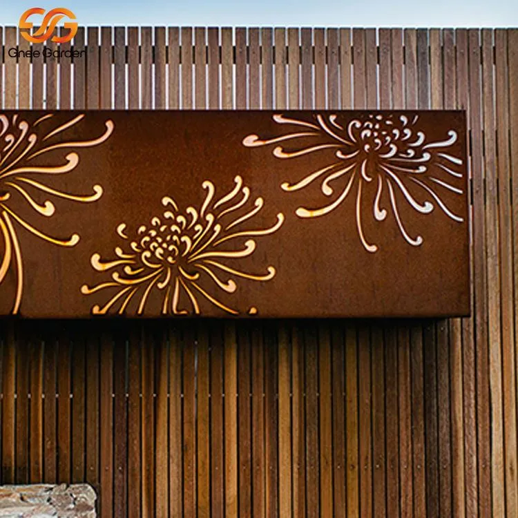 Schermi da giardino in metallo