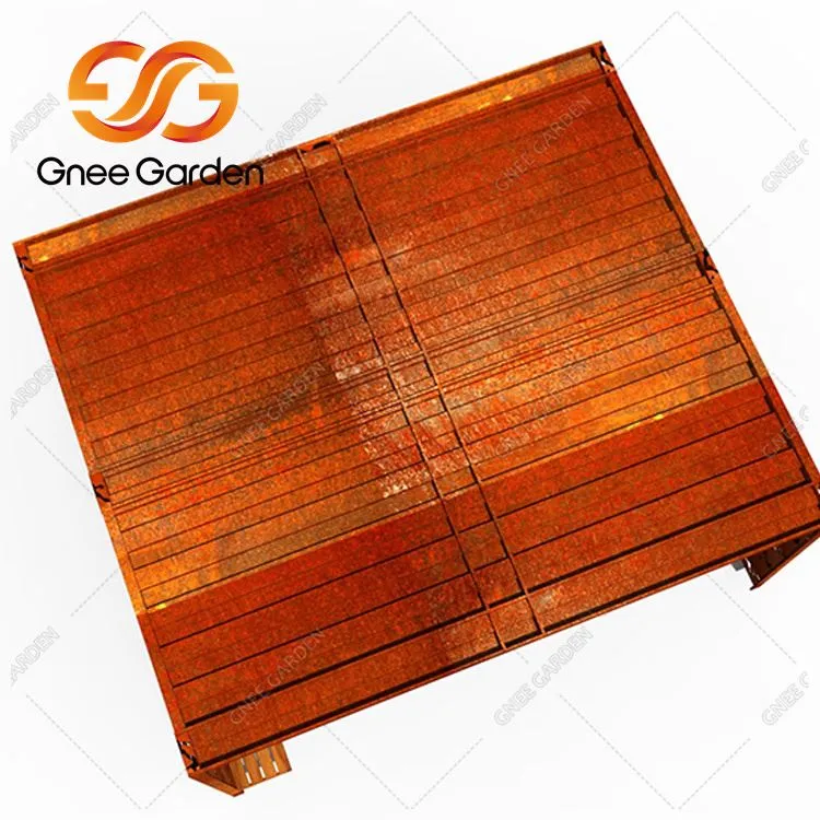 Pergola da giardino moderna in metallo