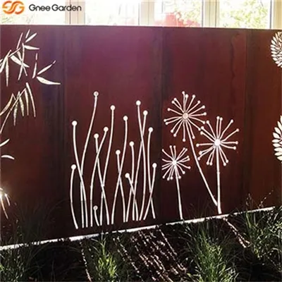 I migliori usi degli schermi in acciaio Corten per esterni - Gnee Garden