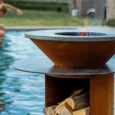 Griglia in acciaio Corten