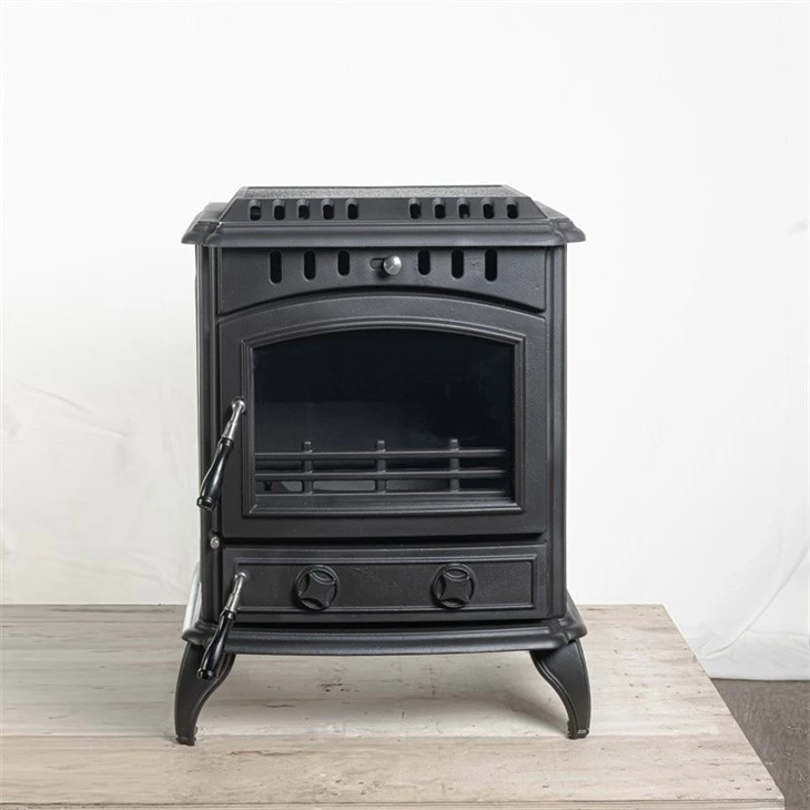 wood burning fireplace
